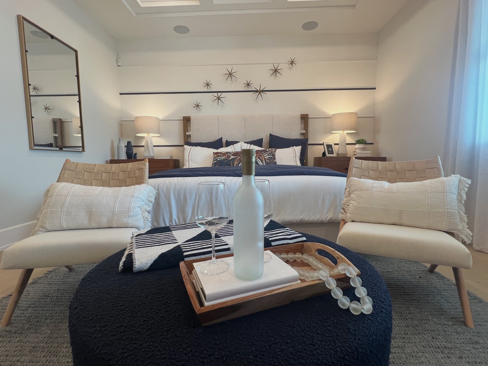 Regency at Babcock Ranch — Toll Brothers owner's suite, lake-view bedroom